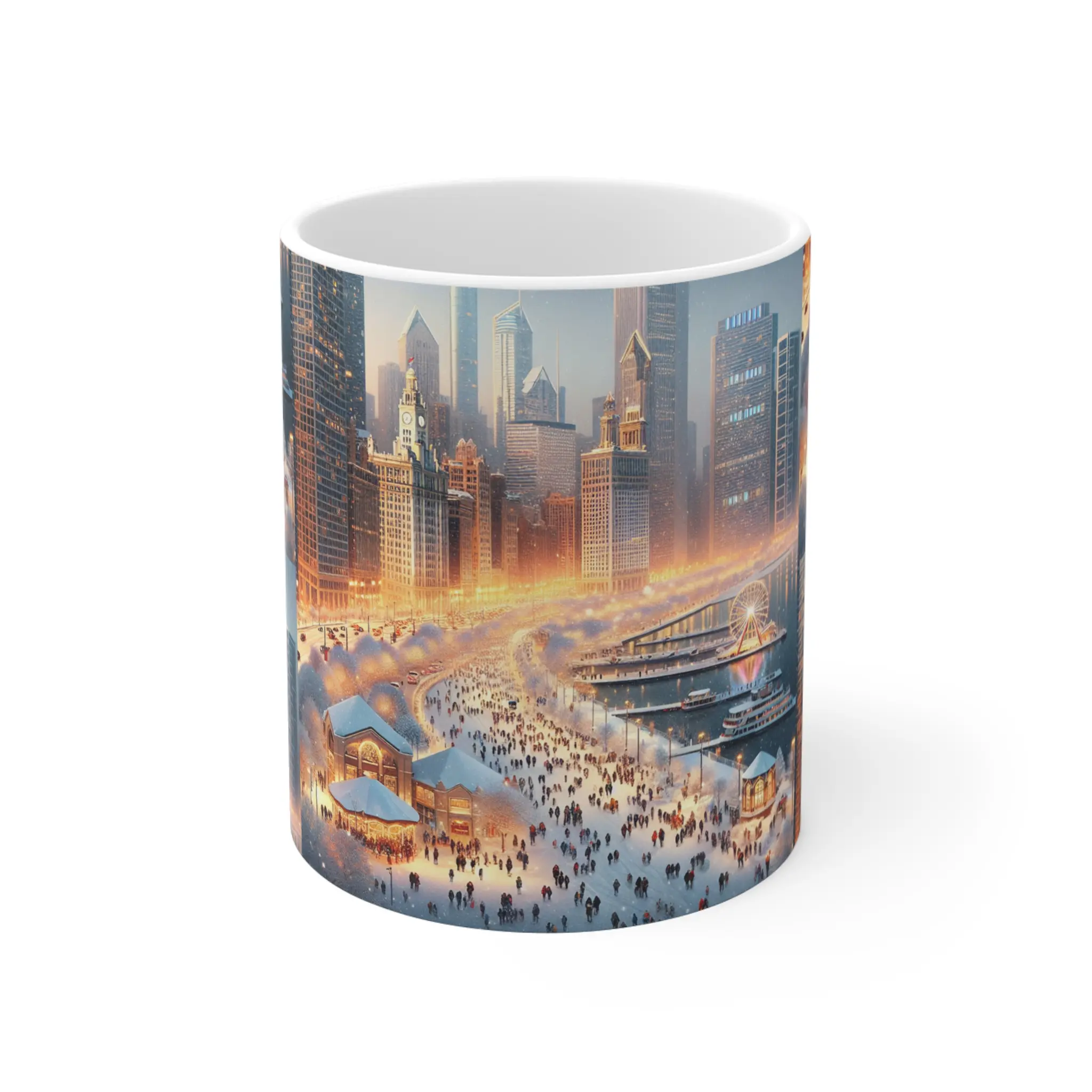 Winter In Chicago Mug 11oz