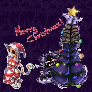 Christmas Anime Sticker Pack – Cute Holiday Fantasy Vinyl Stickers for Gifts, Laptops & Journals