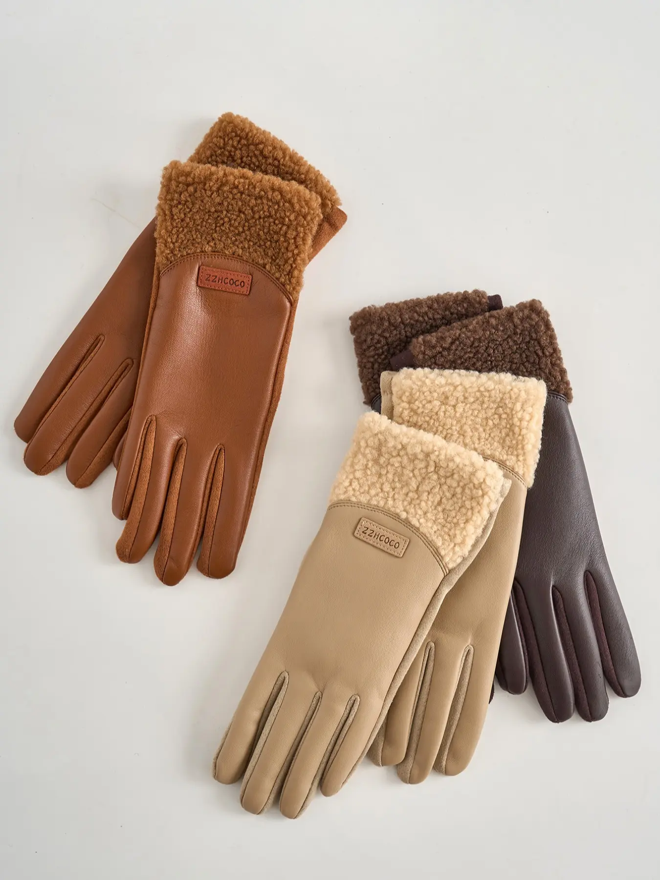 Winter Thermal Gloves for Men & Women, Touchscreen Waterproof Windproof Cycling Gloves, Thick Fleece Lined Outdoor Motorcycle Gloves, Motorcycle Riding Gloves, Riding Gear, Motorcycle Protective Gear