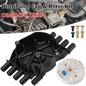 Performance Distributor Cap and Rotor Kit DR474 DR331 For Chevrolet Chevy GMC Vortec V8 5.0L 5.7L C/K1500 2500 3500 Trucks