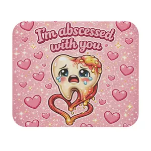 Dental  Mouse Pad Endodontist Dentist Tooth Heart | Abscess Tooth Dental Assistant Dentistry Gift Dental Hygienist Dental Student