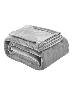 VEVOR King Size Blanket 108 x 90 inches Lightweight Throw Blanket for Bed Grey Soft and Cozy Throw VEVOR King Size Blanket 108 x 90 inches Lightweight Throw Blanket for Bed Grey Soft and Cozy Throw