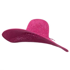 Twisted Paper Toyo Plastic Wired Brim Hat