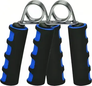 Grip Strengthener Set - 2 Soft Foam Hand Exercisers for Arthritis Relief, Carpal Tunnel & Strength Training | Portable Hand Grip for Men/Women, Home/Office/Travel | Rehab, Tendonitis, Stress Relief