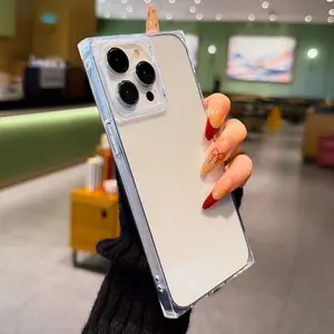 Minimalist square TPU Protective shockproof phone case Cover suitable for iPhone 17, 16, 15, 14, 13, 12, 11 Pro Max, 16, 15, 14 Plus, 13, 12 Mini, X, XS Max, XR, 8, 7 Plus luxury soft TPU shockproof phone case accessory