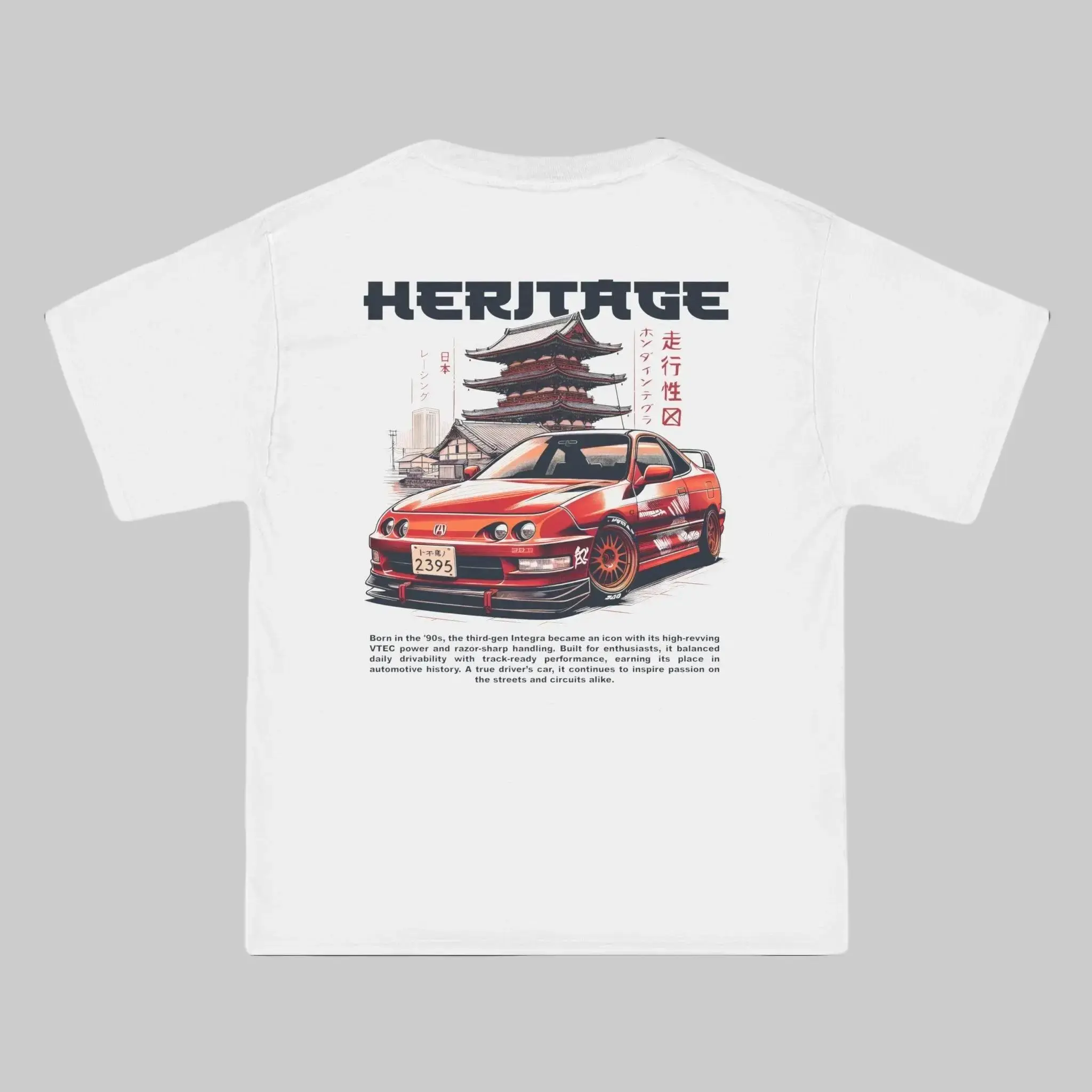 1994–2001 Acura Integra (DC2) Graphic T-Shirt Sweatshirt Hoodie 2 Sided Car Fans Gift, Streetwear Unisex Tee