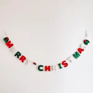 Merry Christmas Felt Garland