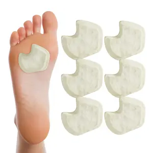 Premium Dancers Pads for Ball of feet Pain - Sesamoiditis Pads - 1/4" Thick Adhesive Skived Felt - 12 Pieces