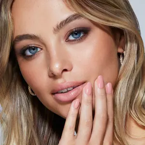 Static Nails Like-Acrylic Reusable Pop-On Manicures - Jet Setter Round - The Better, Long-Lasting Alternative to Gels, Dips, Acrylics & Press-On Nails