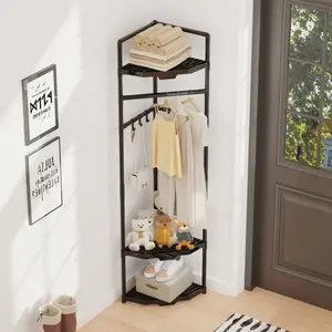 High-Quality Simple Coat Rack, Multi-Functional Metal Clothes Hanger, Independent Indoor Clothing Stand, Home Bedroom Storage Solution