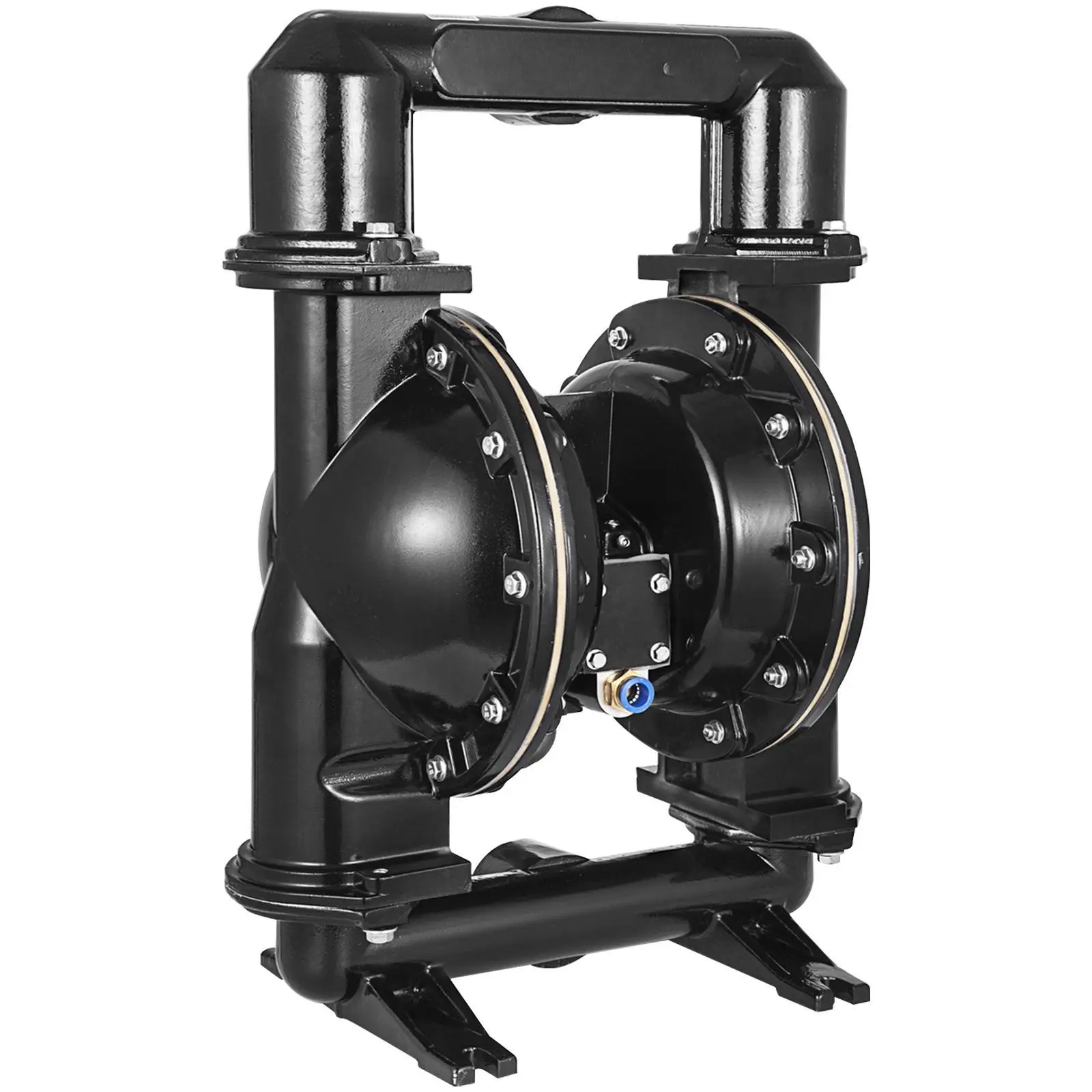【summerfinds】VEVOR Air-Operated Double Diaphragm Pump, 2 inch Inlet & Outlet, Aluminum Alloy Body, 75 GPM & Max 120PSI, Nitrile Diaphragm Transfer Pump for Petroleum, Diesel, Oil and Low Viscosity Fluids
