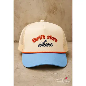 Thrift Store Whore Funny Trucker Hat