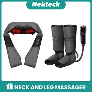 Nekteck Neck Massager & Foot and Calf Massager, Holiday Gift Massager Comfort