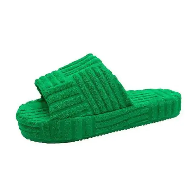 Summer Time FurEver Fluffy Casual Slippers