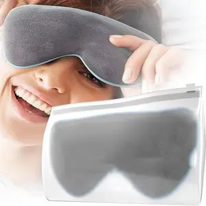 Microwave Heated Weighted Eye Mask - Silicone Bead Warm Compress Eye Mask for Fatigue Relief & Sleep