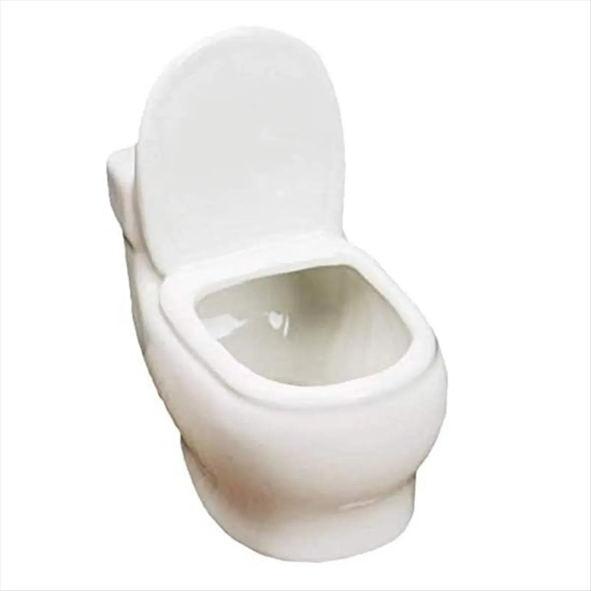 White Ceramic Toilet Plant Pot/Bonsai Pot/Flower Pot/Succulent Planter Perfect Gifts for Women, Mom or Birthdays