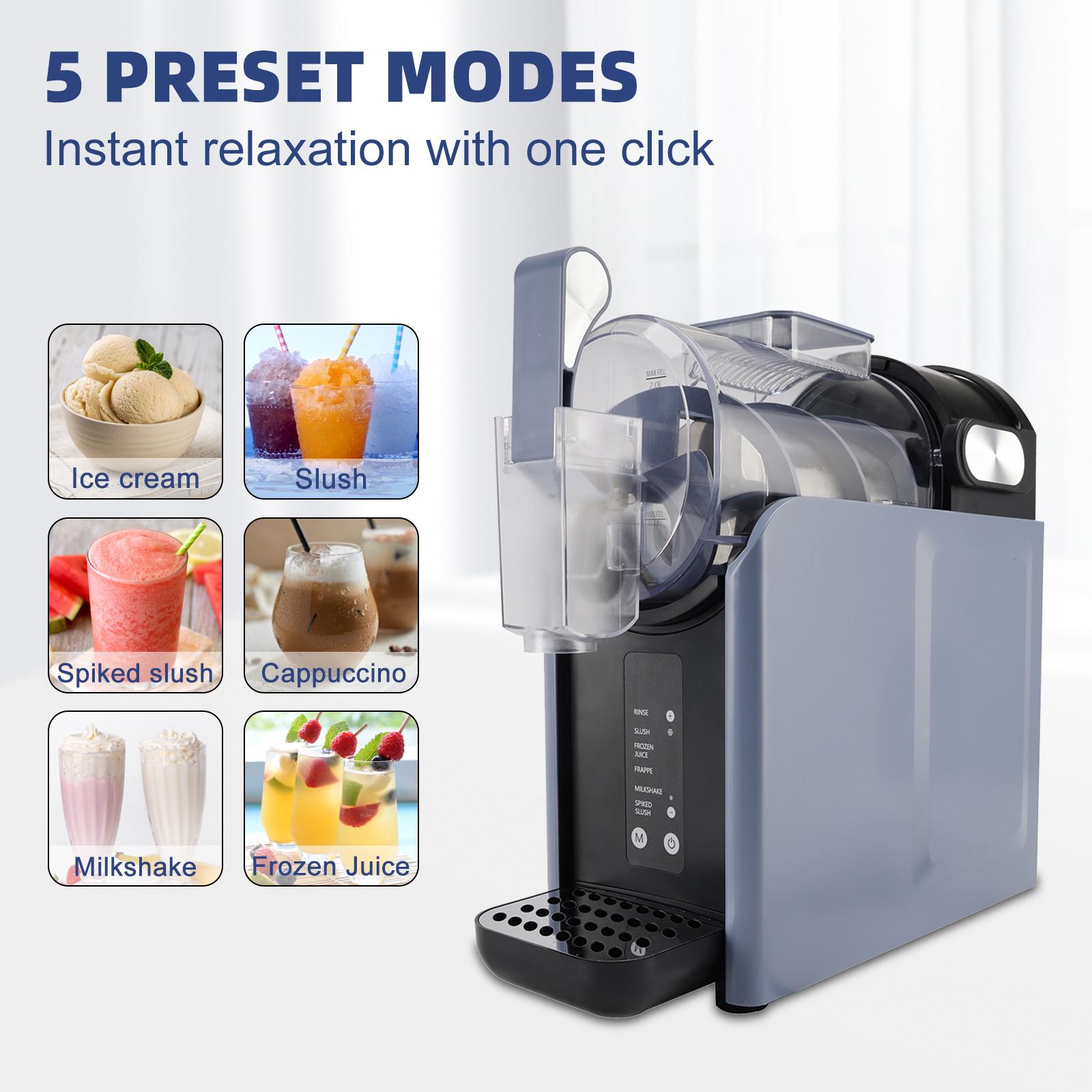 FrostBar 2L automatic slushy maker programs and controls
