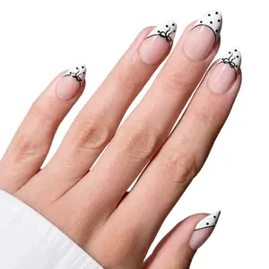 Bows and Dots Press-on Nails