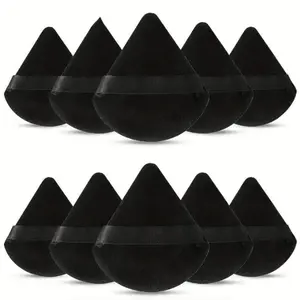 Triangular Makeup Sponge, Reusable Soft Fluffy Powder Sponge, Foundation Face Loose Powder Tool, Dry Makeup Applicator