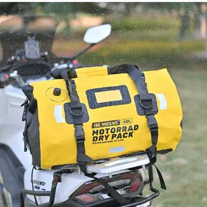 66L Outdoor Travel Backpack – Waterproof Motorcycle Rear Seat Bag, Messenger Bag for Storage and Cycling