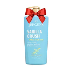 Jergens Shea Fusion Vanilla Crush Body Lotion for Dry Skin, Moisturizing Body Lotion with Shea Butter and Vitamin E, 14 fl oz