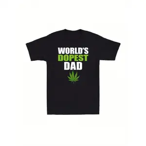 180g[100%cotton]Worlds Dopest Dad Fun Father'S Day Gift For Dad Novelty Men'S T-Shirt T-shirt