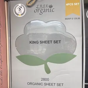 100% Organic cotton sheet sets $129.99MSRP