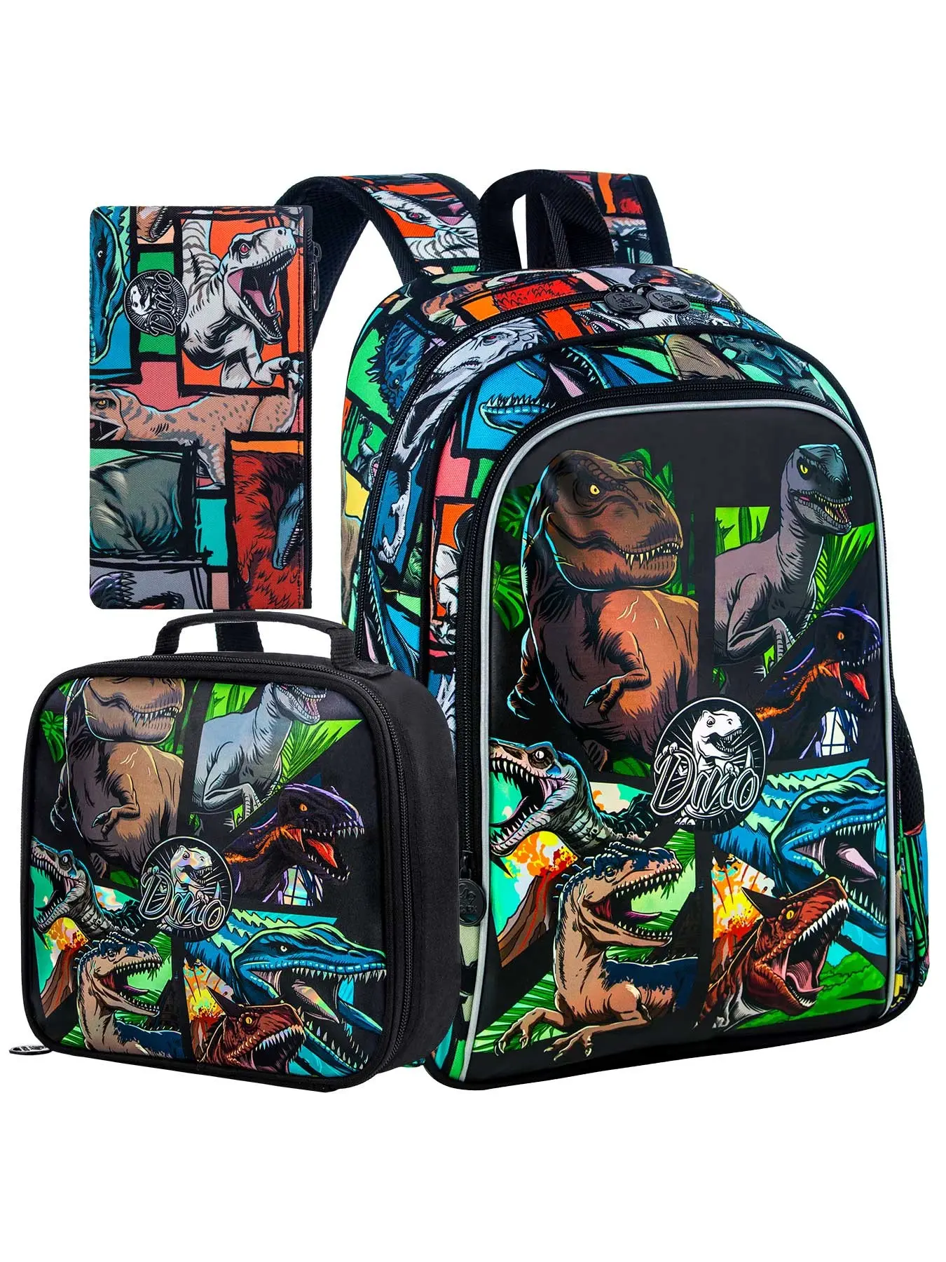 3PCS Dinosaur Backpack for Boys, 16 Inch Kids Preschool Elementary Kindergarten Bookbags and Lunch Box | Kids, Preschool, Elementary, Kindergarten - TikTok Shop 3PCS Dinosaur Backpack for Boys, 16 Inch Kids Preschool Elementary Kindergarten Bookbags and Lunch Box | Kids, Preschool, Elementary, Kindergarten - TikTok Shop