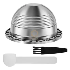 Refillable Coffee Pods Sturdy Stainless Steel Coffee Pods Money Saving Reusable Refillable Coffee Pods Holders Easy to Clean Coffee Capsules for Making coffee