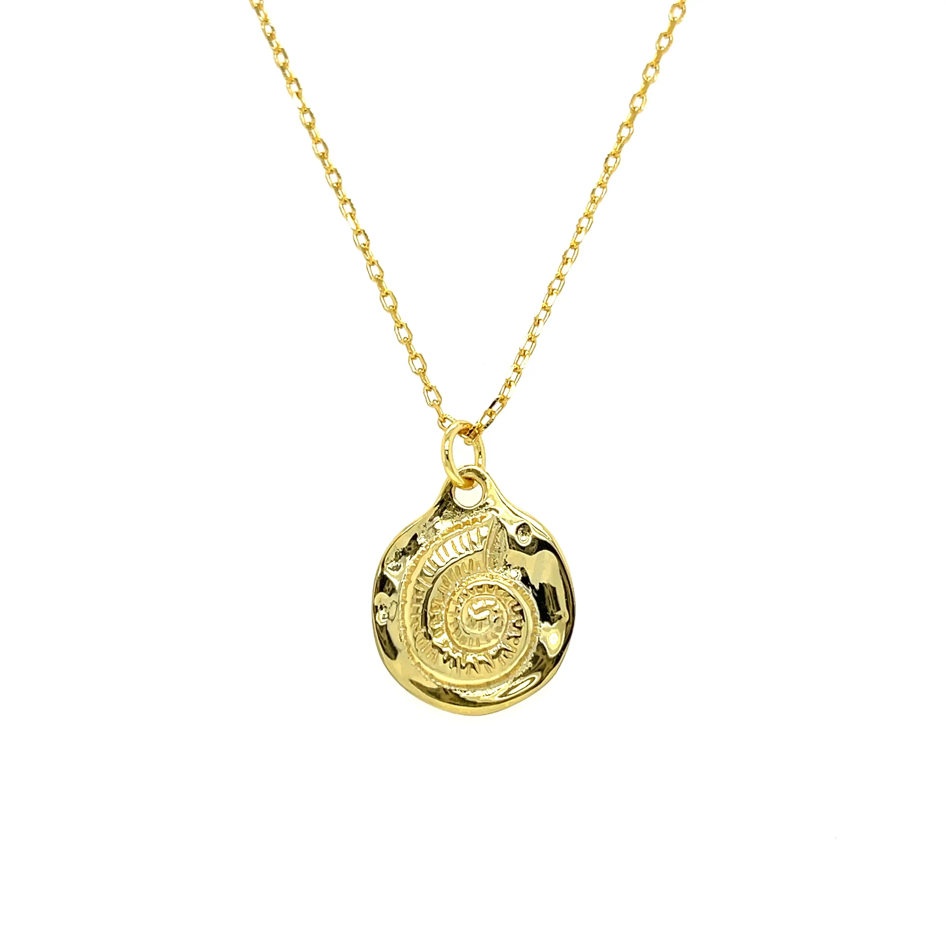 Golden Nautilus Necklace