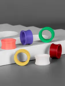 Vanku 12pcs Thin Punk Style 8-19mm PLA Ear Gauges, Simple, Minimalistic & Fashionable Personalized Ear Plugs piercing jewelry