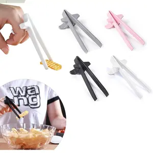 Set of 4 Colorful Finger Chopsticks for Snacks, Reusable Game Chopsticks for Chips and Treats, Perfect Snack Accessory for Fun Experiences