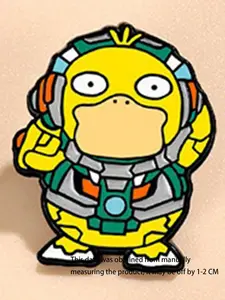 Classic Cartoon Movie Enamel Brooch, Fashion Zinc Alloy Cartoon Character Design Badge, Perfect for Backpack Hats Sweaters, Durable Metal Pins