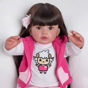 BABESIDE Lifelike Reborn Baby Dolls 20/22Inch Fabric Body Vinyl Limbs Real Life Baby Dolls with Toy Accessories for Kids Age 3+ Perfect for Christmas New Year Birthday Gifts