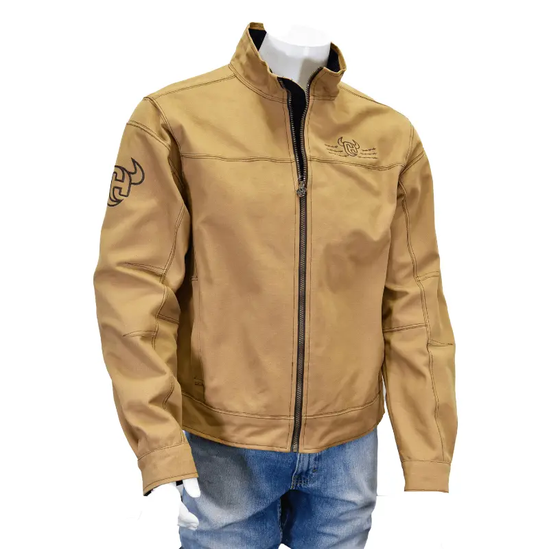 Men's Cowboy Hardware Camel "Barb CH" Canvas Woodsman Jacket
