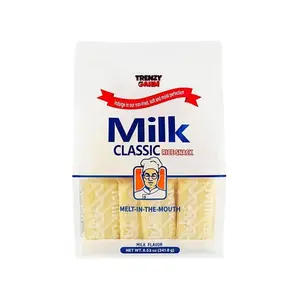 Korean Milk Classic Rice Snack 240g 8.47 oz 0.35 oz x 24 Packs Melt In the Mouth Flavour Milk Banana Cheese Bite Non-Fried Rice Snack