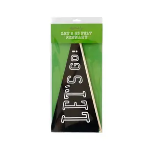 Let's Go! Felt Pennant