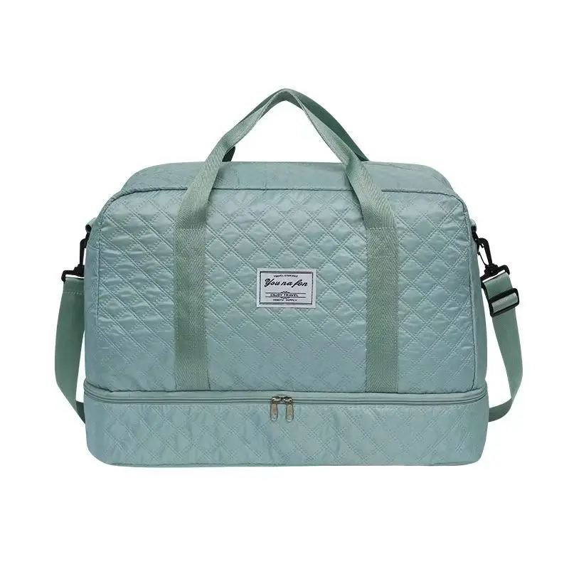 Travel Bag for Men and Women Dry and Wet Separation Training Sports Fitness Bag Waterproof Hand Luggage with Independent Shoe Compartment