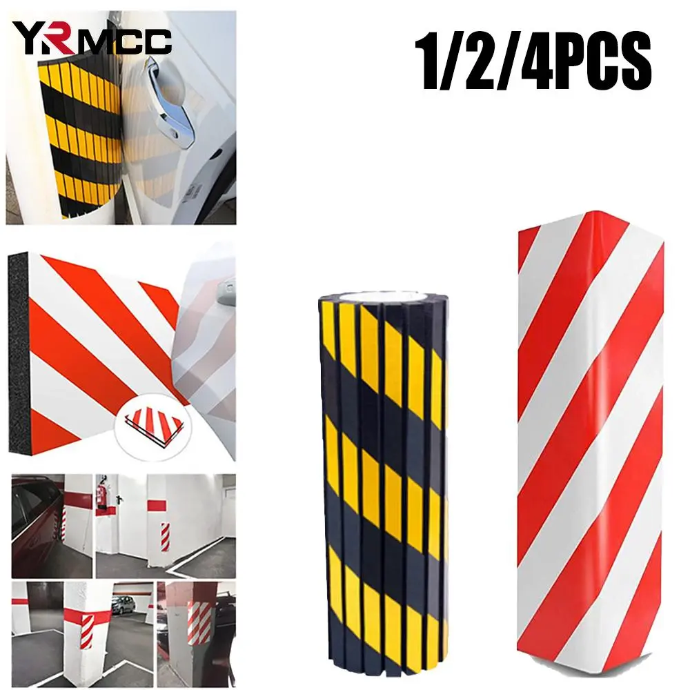 4PCS Garage Wall Protector Foam Edge Corner Cars Anti-collision Sticker Garage Columns Anti Scratch Auto Door Bumper Protectors