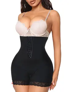 Women's High Waist Shapewear Pants, Adjustable Front Buckle, Elastic Mesh Fabric, Dual Layer Design, Comfortable and Breathable