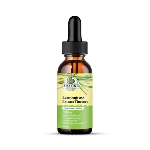 Lemongrass 15,000mg Extract Tinctute - Organic Cymbopogon Citratus Highly Concentrated Antioxidant Supplement - Natural Herbal Supplement for Immunity Boosting - 30 Tablets