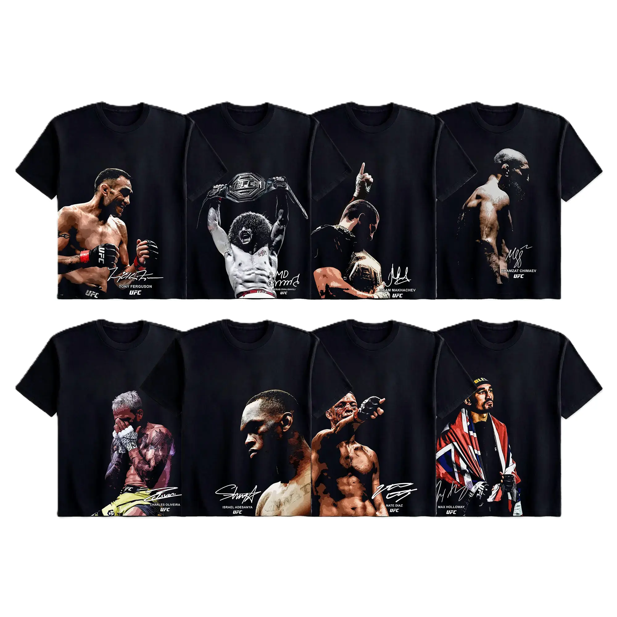 MMA Fighters Graphic T-Shirt, MMA Fan Sports Tee, Fighting Championship Graphic Shirt, Vintage Athletic Streetwear, Casual Short Sleeve Cotton Top, Combat Sports Apparel, Sports Fan Gift for Men Women, Unisex Tee