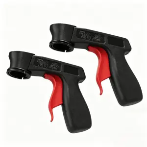2 Piece Portable Universal Spray Gun Handle Tool Set, Lightweight & Durable Design, Ideal for DIY Projects & Professional Use, Spray Painting Tool