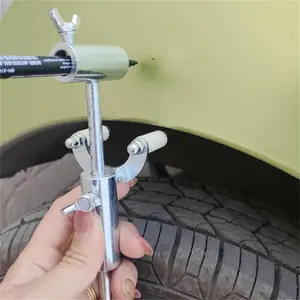 Portable Adjustable Car Wheel Eyebrow Parallel Marking Tool, Durable Stainless Steel Material Car Body Repair Drawing Tool, Automotive Vehicle Tool, Car Scratch Repair, Truck, Car Dent Remover, Auto Repair Tools