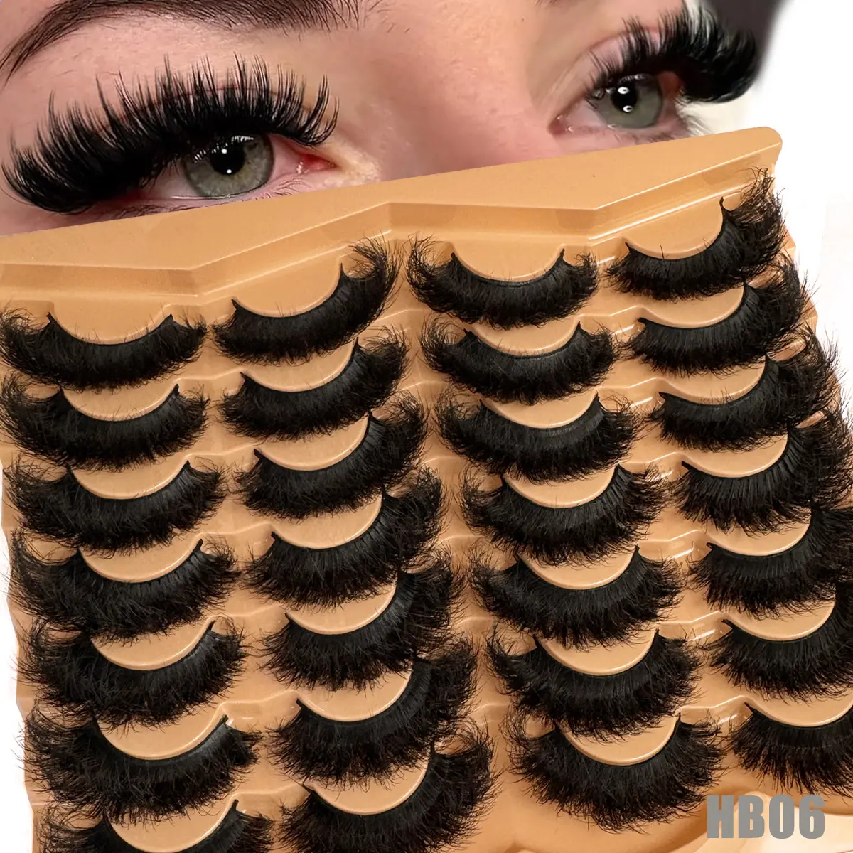 14 Pairs Dense Elegant D Curl DIY False Eyelashes Set, Cosmetic False Lashes, Soft Fluffy Synthetic Mink Lashes, 3D Russian C Curl Lashes for Natural Look, Eyelash Extension