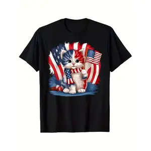 'S & 'S Short  [100% Cotton] 100% Cotton Top PickLocalChristmas and New Year's Greetings T- Same Style for Men and Women 2026 Summer Short-sleeved Printed T-shirt 180G