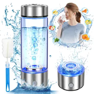 2026 Upgrade Hydrogen Water Bottle, Hydrogen Water Generator with Advanced SPE PEM Technology, 420ml(14OZ) Hydro Water Machine, Portable Water Ionizer for Office, Travel, Fitness & Everyday Hydration Drinkware