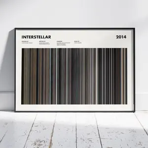  Interstellar Movie Poster, Interstellar Wall Art, Interstellar Colors