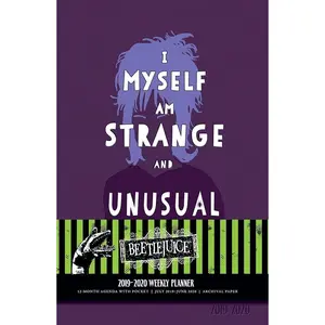 Beetlejuice 2019-2020 Weekly Planner (80's Classics)