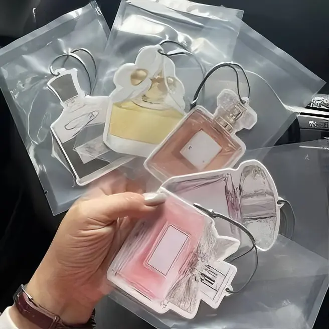 Perfume Bottle Air Fresheners - Stylish Fragrance Diffusers for Home & Car - Enhance Your Space with Elegant Scented Decor